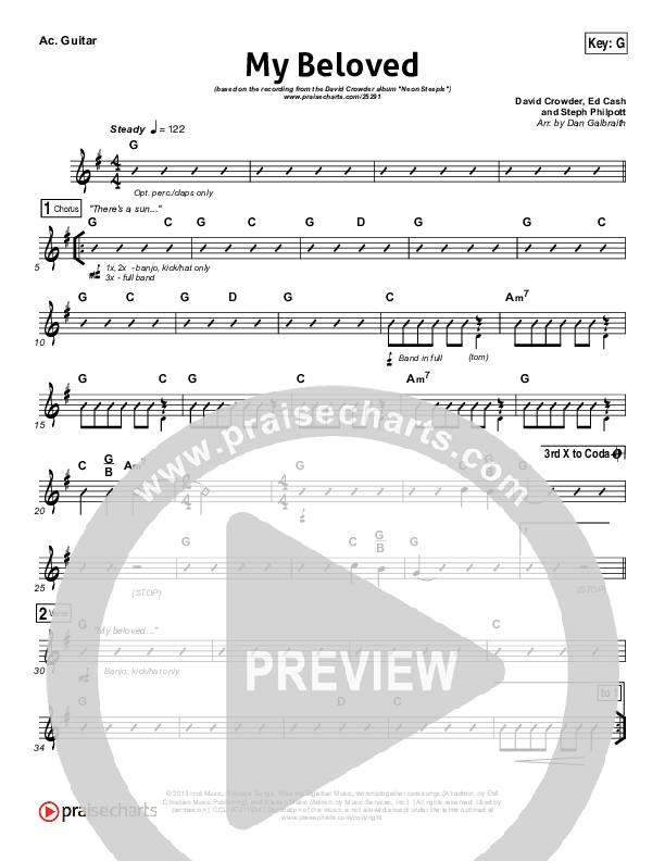 My Beloved Acoustic Guitar (David Crowder)