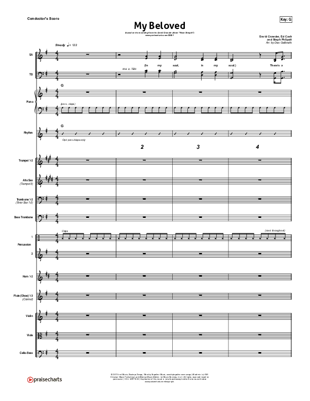 My Beloved Conductor's Score (David Crowder)