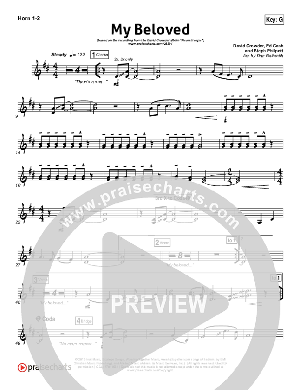 My Beloved French Horn 1/2 (David Crowder)