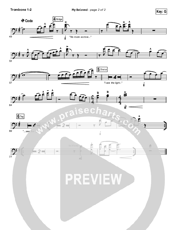 My Beloved Trombone 1/2 (David Crowder)