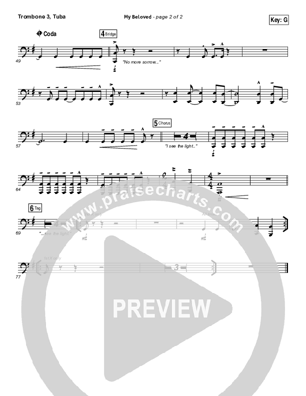 My Beloved Trombone 3/Tuba (David Crowder)