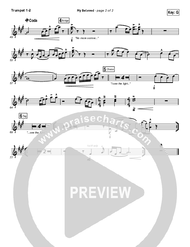 My Beloved Trumpet 1,2 (David Crowder)