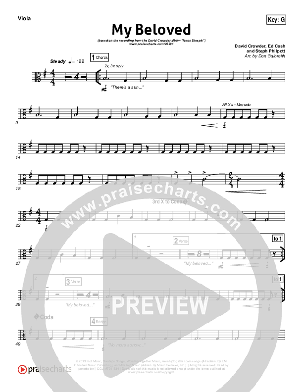 My Beloved Viola (David Crowder)