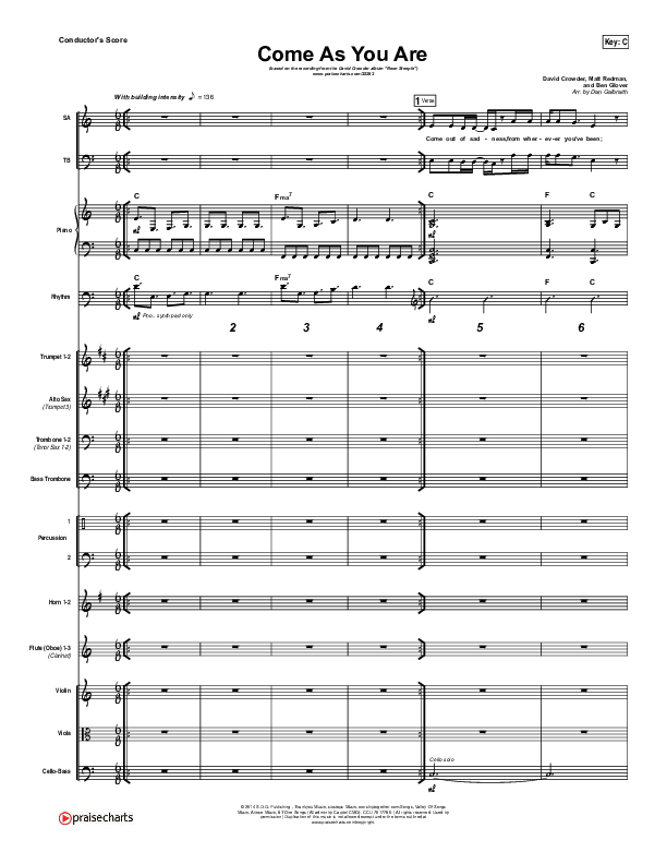 Come As You Are Orchestration (David Crowder)