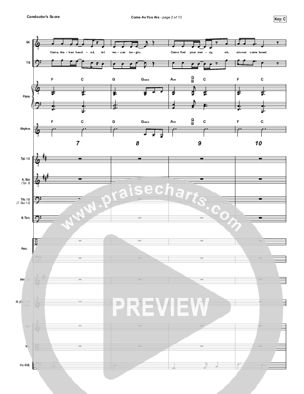 Come As You Are Orchestration (David Crowder)