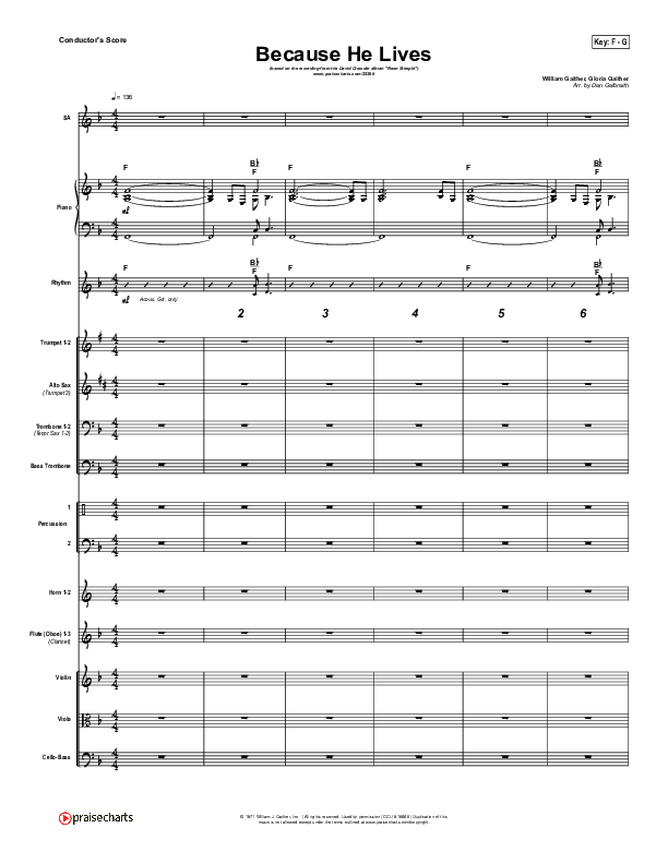 Because He Lives Orchestration (David Crowder)