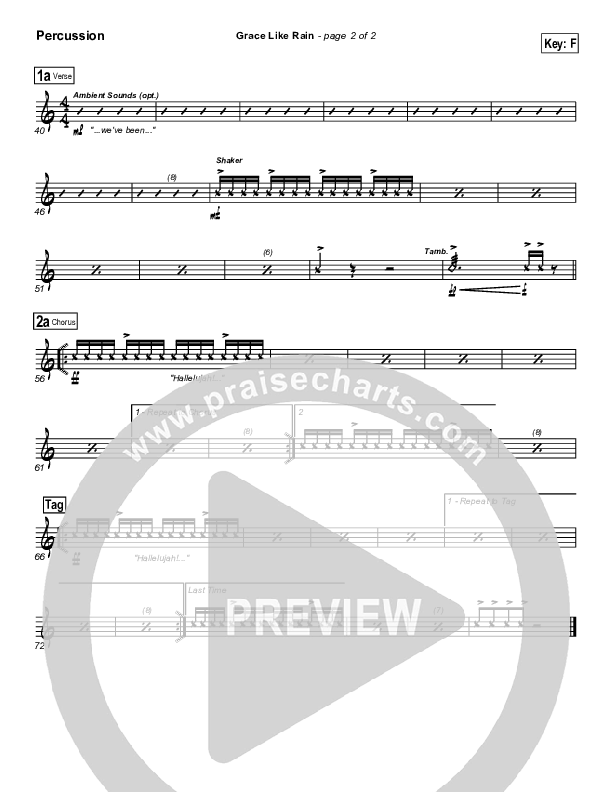 Grace Like Rain Percussion (Todd Agnew)