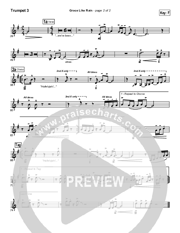 Grace Like Rain Trumpet 3 (Todd Agnew)