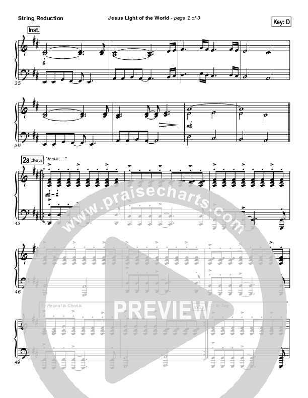 Jesus Light Of The World Synth Strings (Third Day)