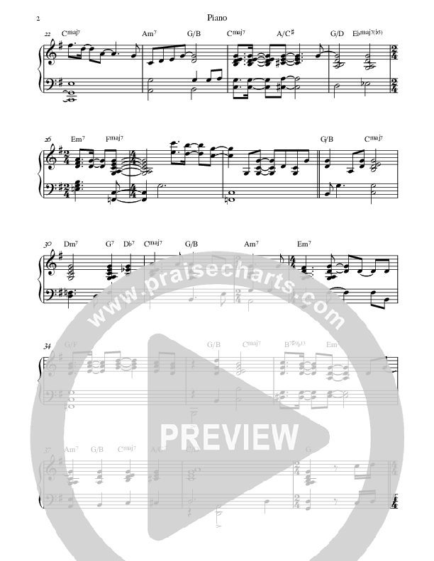 Nothing But The Blood (Instrumental) Piano Sheet (Good Jazz Series)