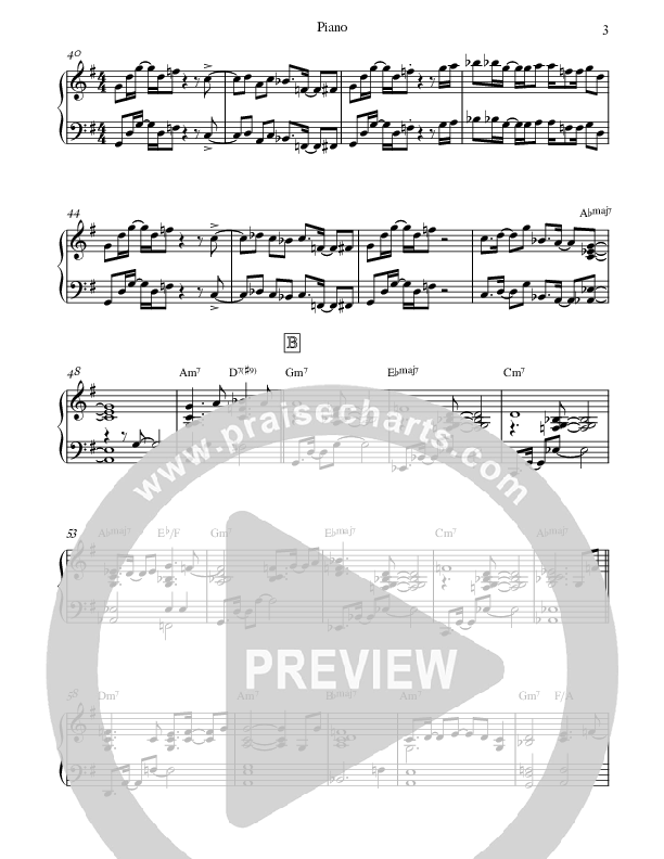 Nothing But The Blood (Instrumental) Piano Sheet (Good Jazz Series)