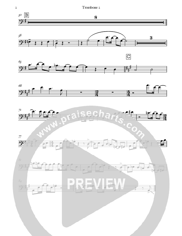 Nothing But The Blood (Instrumental) Trombone 2 (Good Jazz Series)