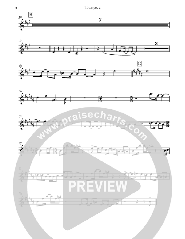 Nothing But The Blood (Instrumental) Trumpet 2 (Good Jazz Series)