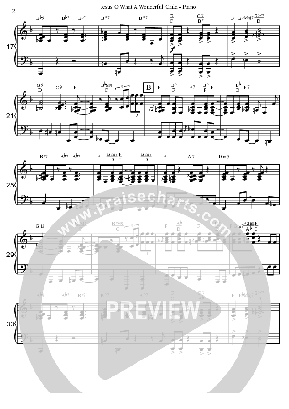 Jesus Oh What A Wonderful Child (Instrumental) Inst. Ensemble (David Arivett)