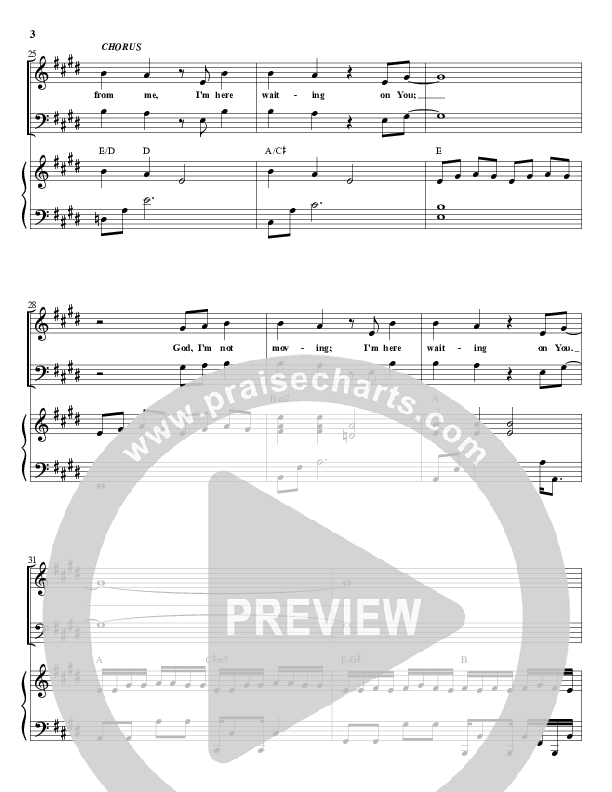Here Waiting Piano/Vocal & Lead (Covenant Worship / Nicole Binion)