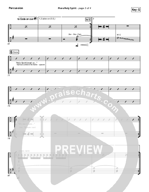 More Holy Spirit Percussion (Covenant Worship / Joshua Dufrene / David Binion / Colin Edge / Nicole Binion)