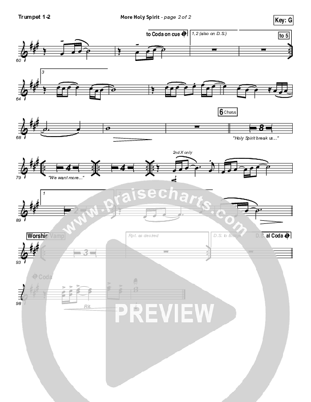 More Holy Spirit Trumpet 1,2 (Covenant Worship / Joshua Dufrene / David Binion / Colin Edge / Nicole Binion)