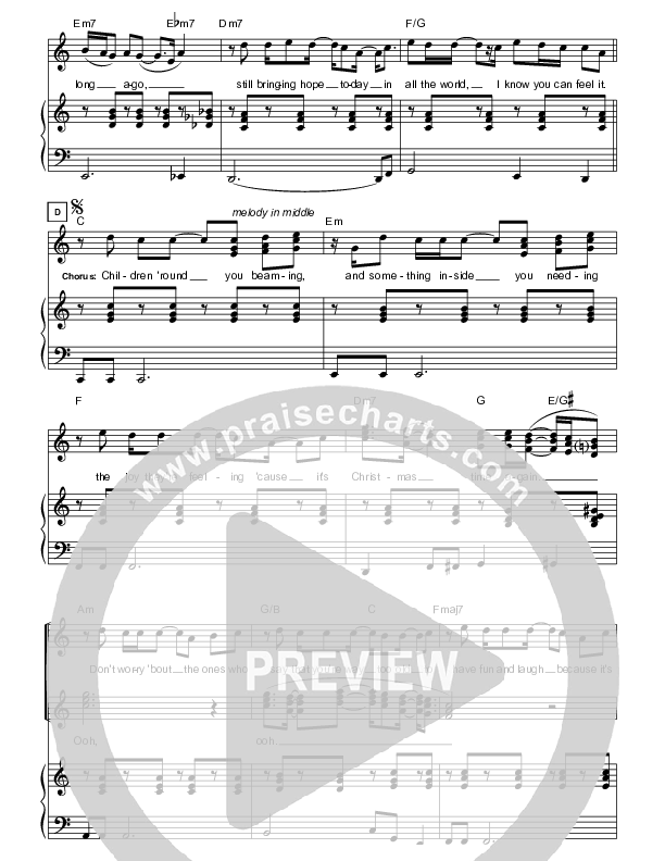 Christmas Time Again Lead & Piano (Hillsong Worship)