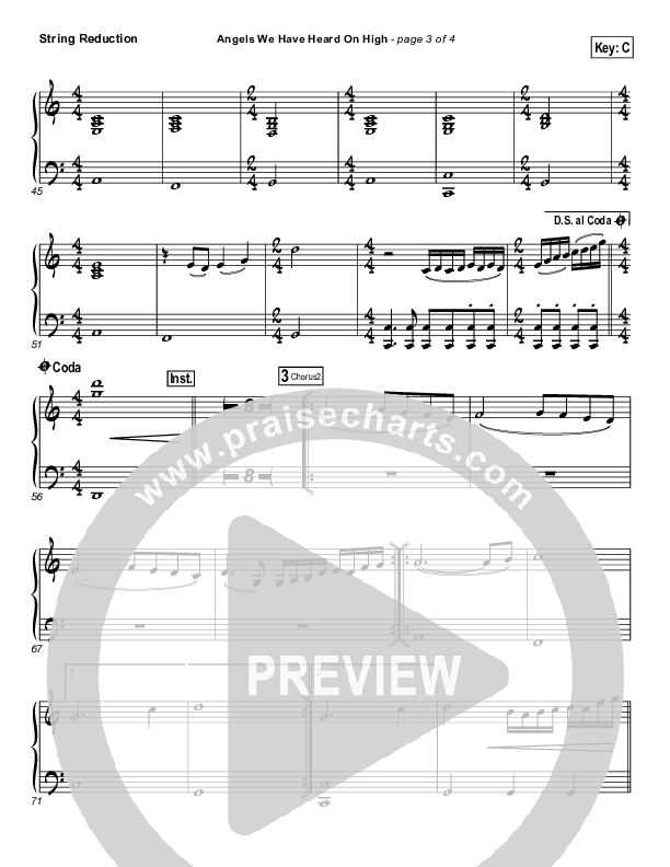 Angels We Have Heard On High String Pack (Hillsong Worship)