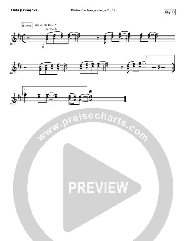 Divine Exchange Flute/Oboe 1/2/3 (Charity Gayle)