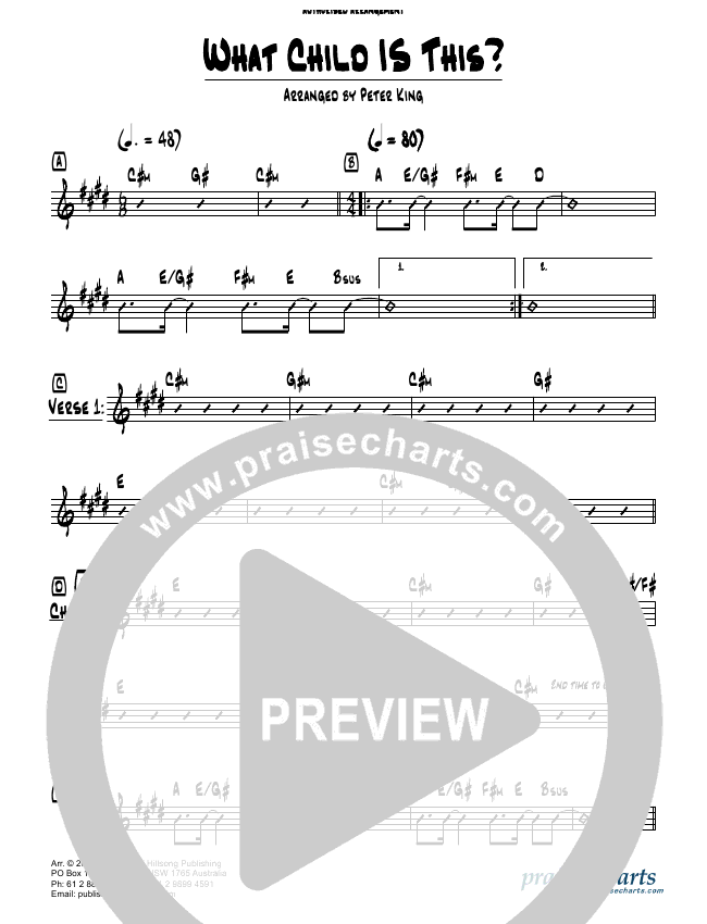 Lead Sheet Chart