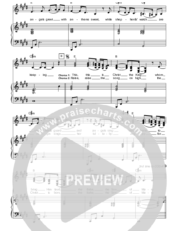 What Child Is This Piano/Vocal (Hillsong Worship)