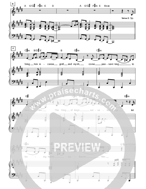 What Child Is This Piano/Vocal (Hillsong Worship)