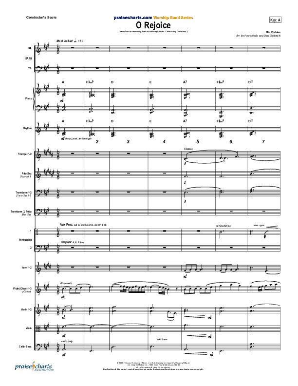 O Rejoice Orchestration (Hillsong Worship)