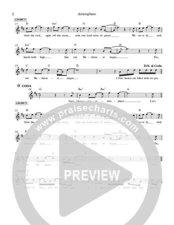 Atmosphere Lead Sheet (Jermaine Rodriguez)