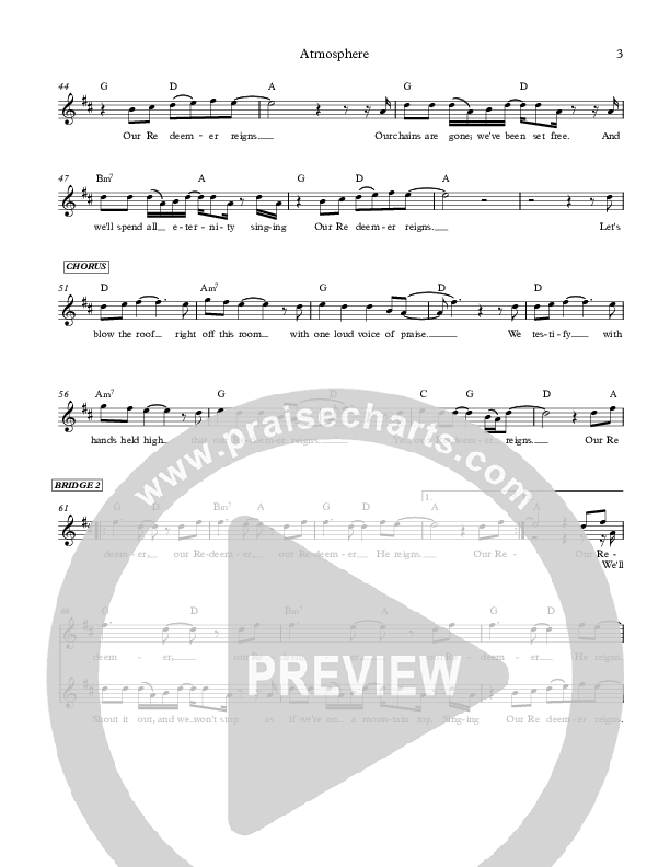 Atmosphere Lead Sheet (Jermaine Rodriguez)