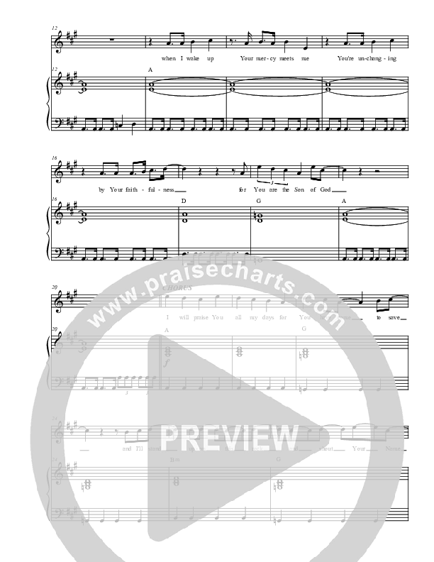 Son Of God Piano/Vocal (Christ For The Nations)