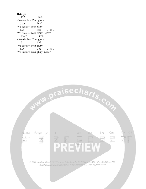 With All My Heart Chords PDF (Christ For The Nations) PraiseCharts