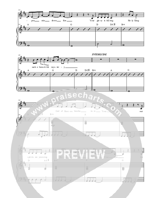 Break Open Heaven Piano/Vocal (Christ For The Nations)