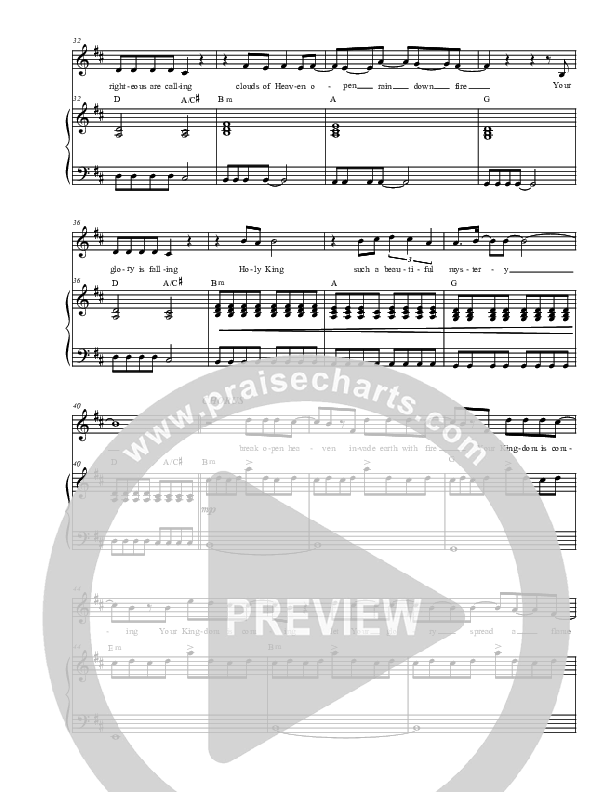 Break Open Heaven Piano/Vocal (Christ For The Nations)