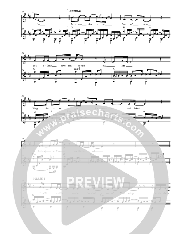 I Will Abide Piano/Vocal (Christ For The Nations)