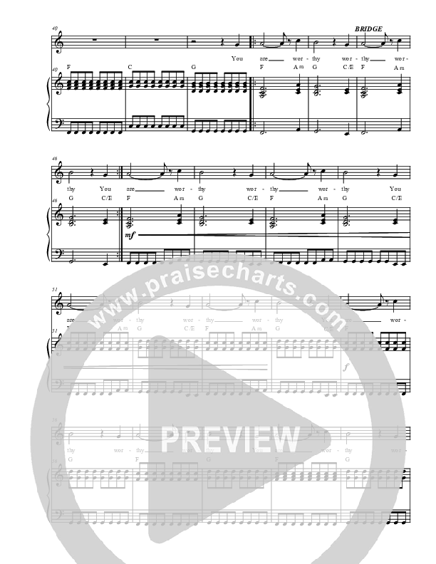 At All Costs Piano/Vocal (Christ For The Nations)