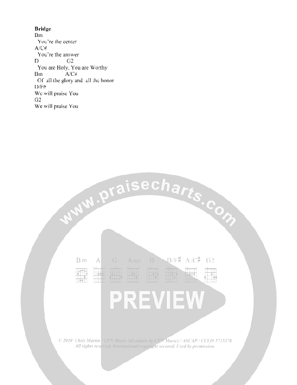 See You Glorified Chords & Lyrics (Christ For The Nations)
