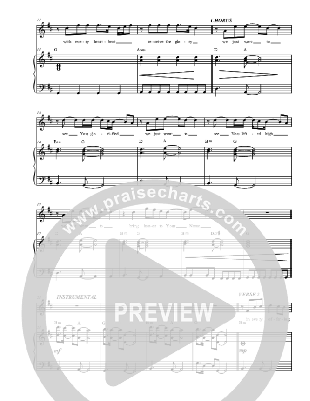 See You Glorified Piano/Vocal (Christ For The Nations)