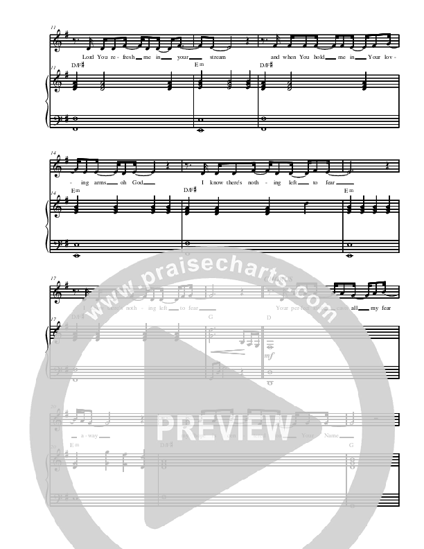 Perfect Love Piano/Vocal (Christ For The Nations)