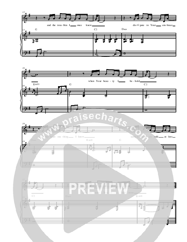 All Of Me Piano/Vocal (Christ For The Nations)