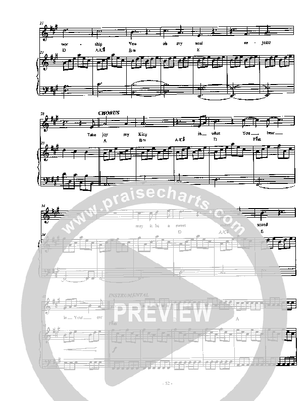 I Love You Lord Piano/Vocal (Youth For The Nations)