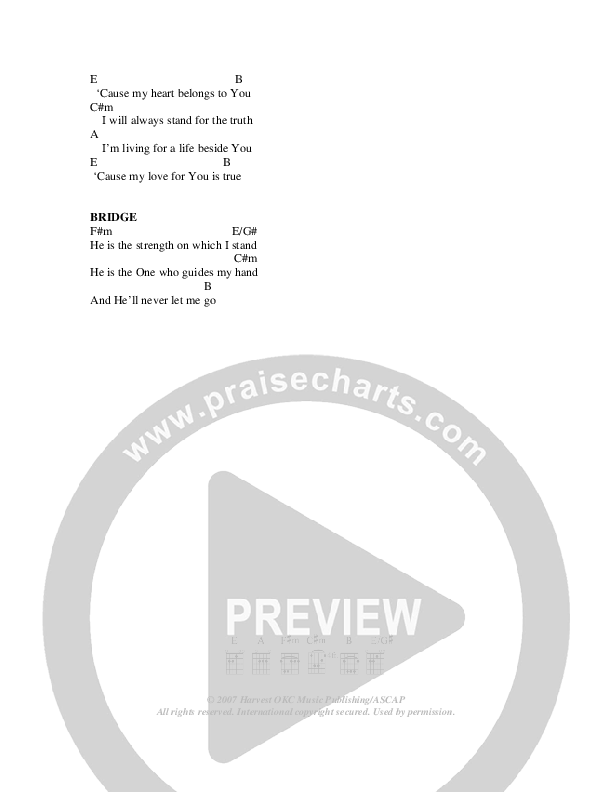 I Believe In Him Chords & Lyrics (Christ For The Nations)