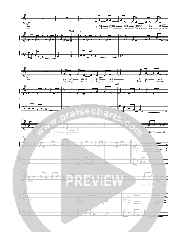 Sunrise Piano/Vocal (Christ For The Nations)