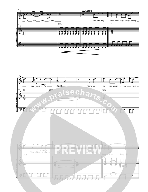 Sunrise Piano/Vocal (Christ For The Nations)