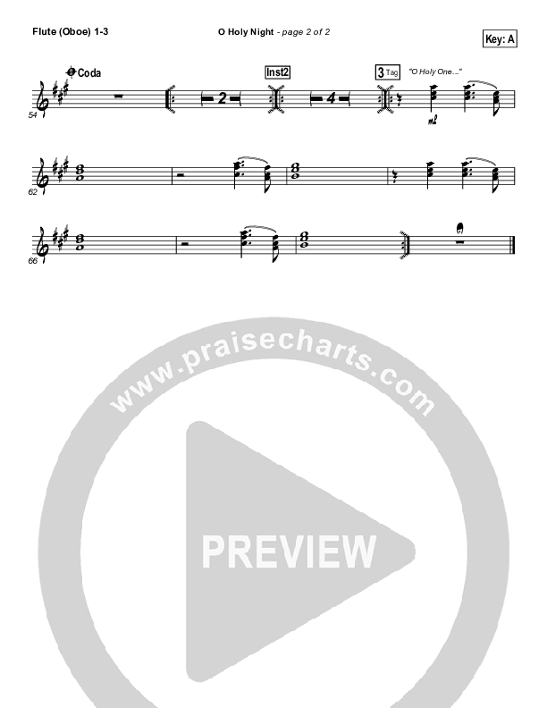 O Holy Night Wind Pack (Hillsong Worship)