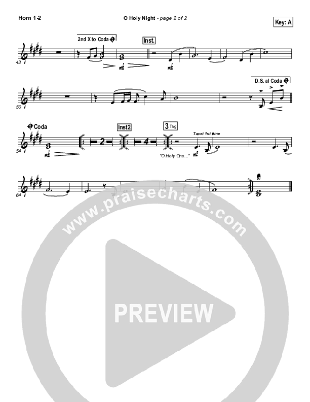 O Holy Night Brass Pack (Hillsong Worship)