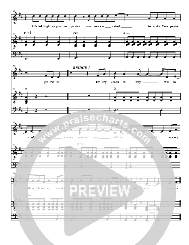 Glorious Piano/Vocal (Christ For The Nations)