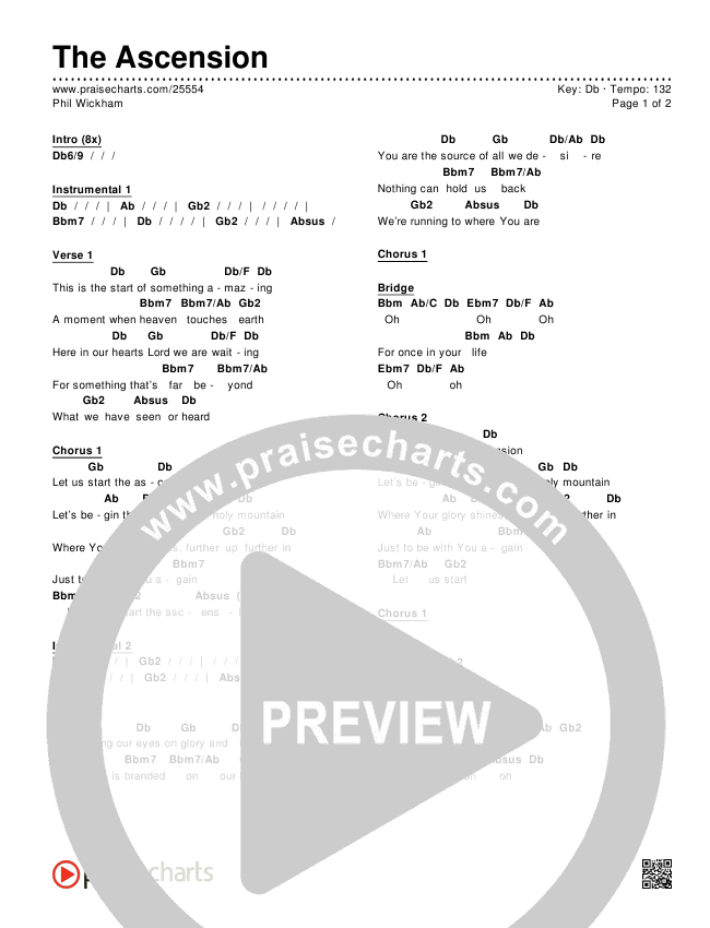 The Ascension Chords & Lyrics (Phil Wickham)