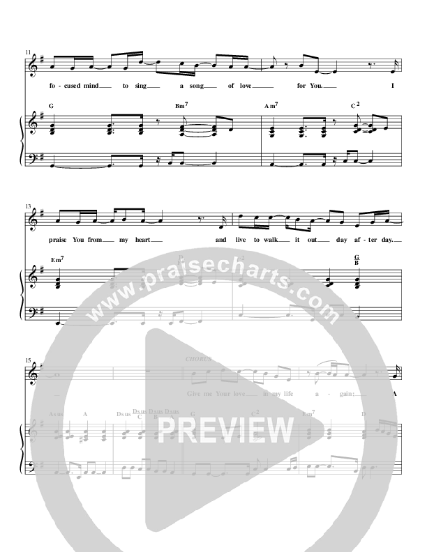 With You Again Piano/Vocal (Christ For The Nations)