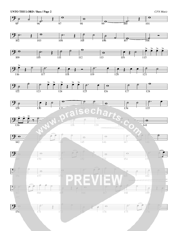 Unto The Lord Double Bass (Christ For The Nations)